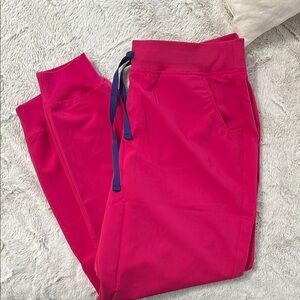 Women’s Hot Pink Drawstring Jogger Pants